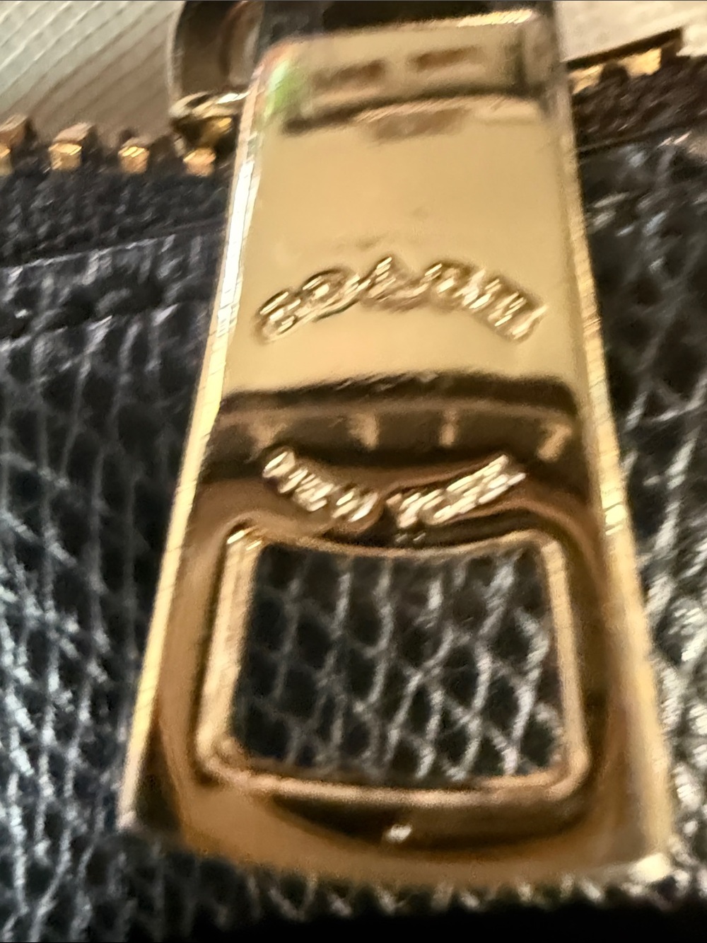 Coach Black Leather Crossbody with Gold Hardware - Picture 3 of 9